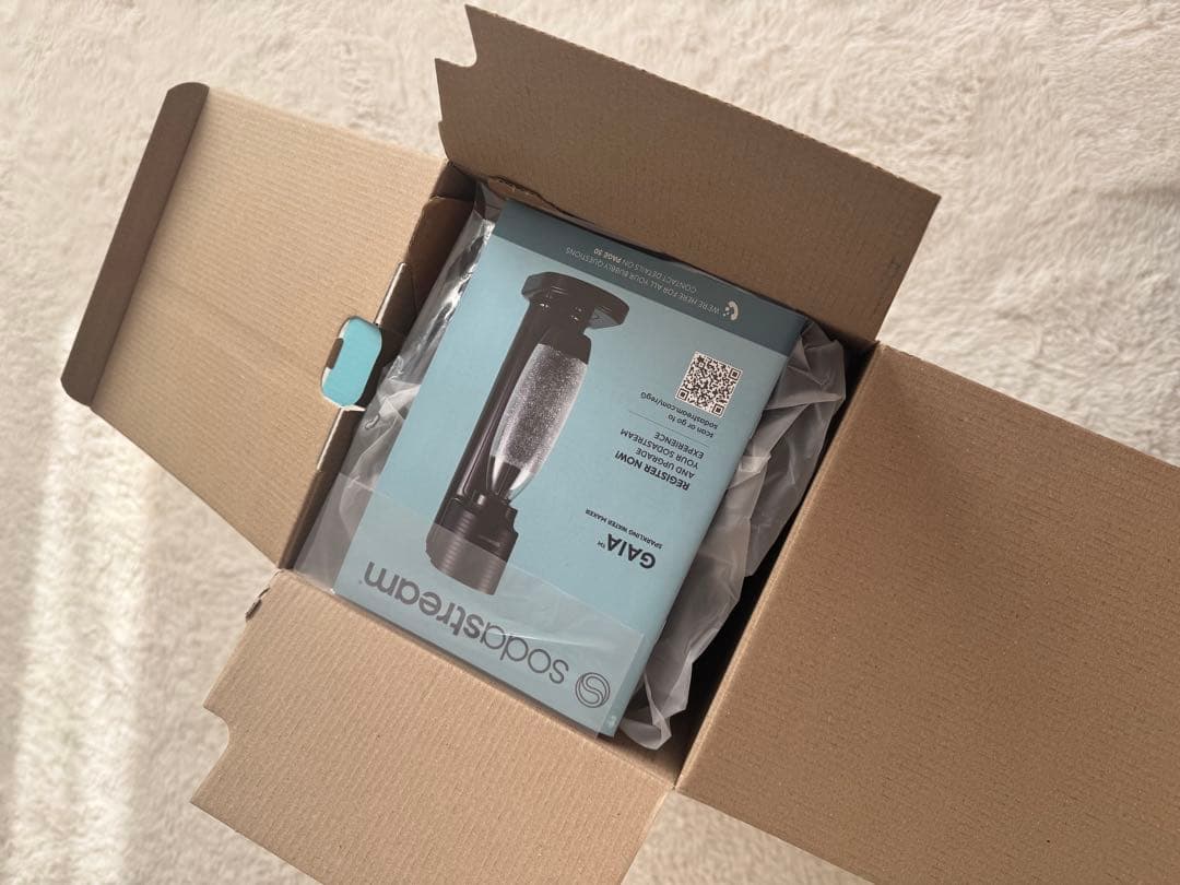 新品未使用　sodastream GAIA 炭酸水メーカーブラック