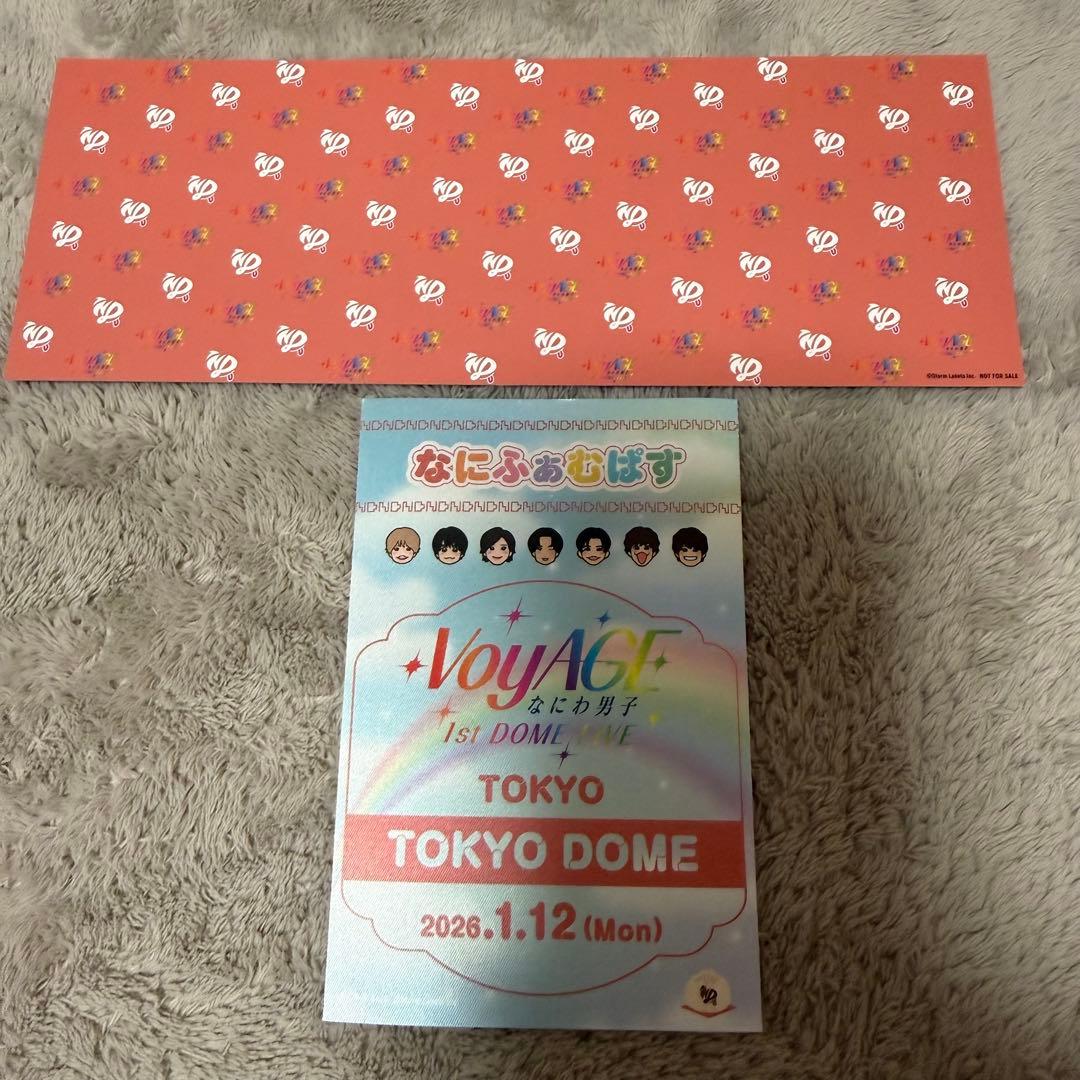 なにわ男子　なにふぁむぱす　チケット型カード　1/12 西畑大吾　東京ドーム