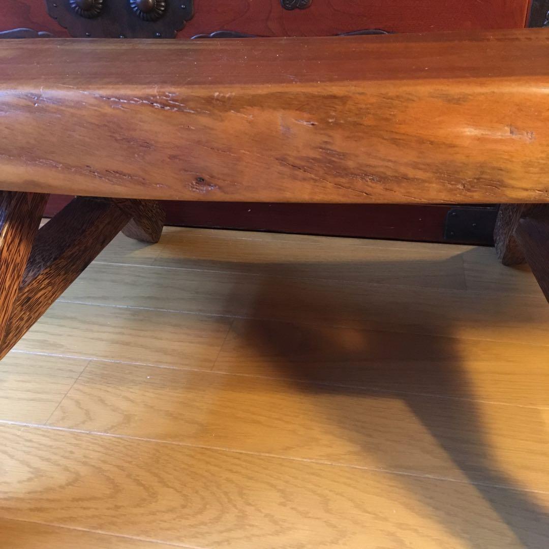 無垢材 天然木ミニベンチ