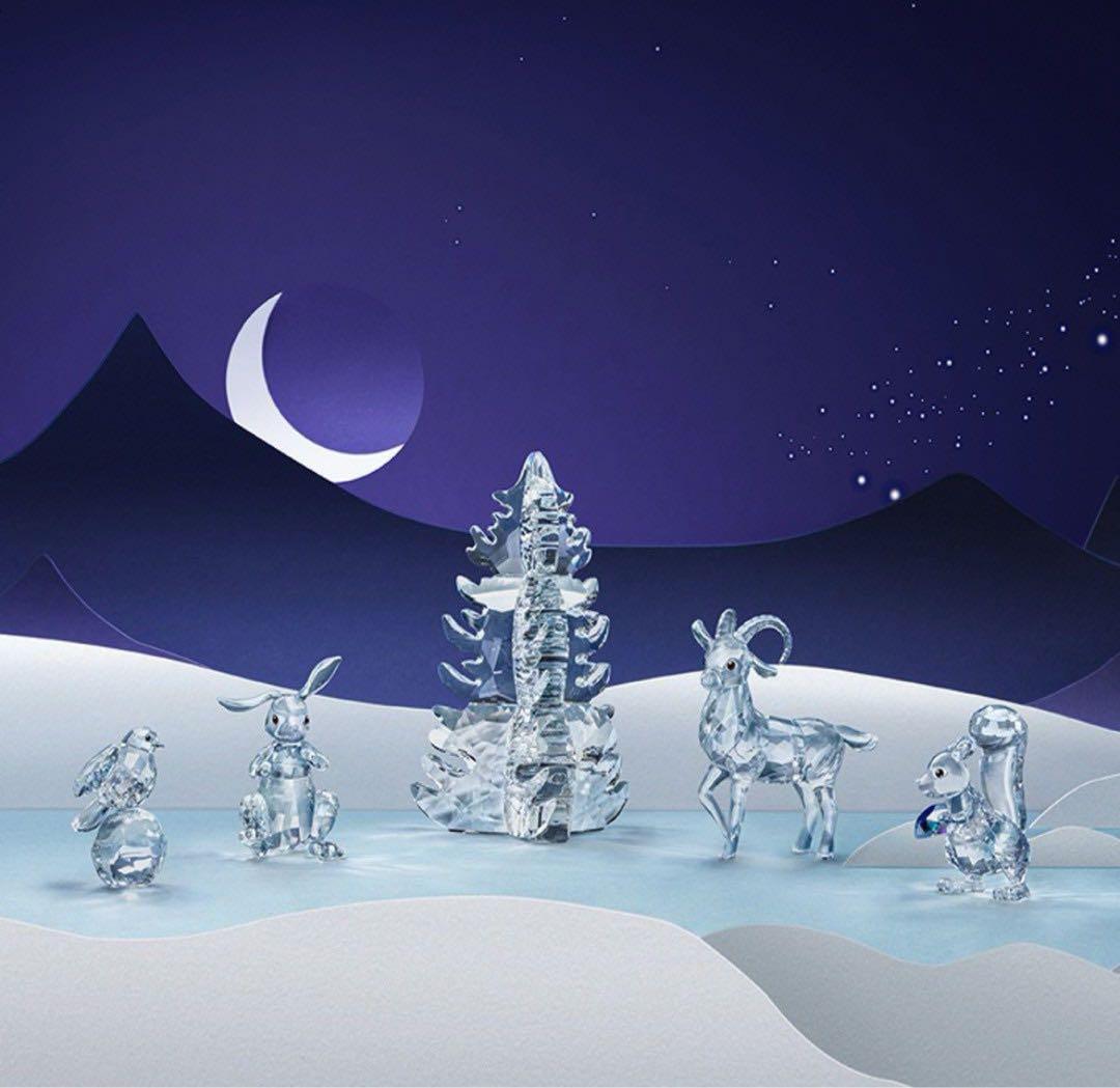 置物 SWAROVSKI Winter Sparkle ROBIN 5464880