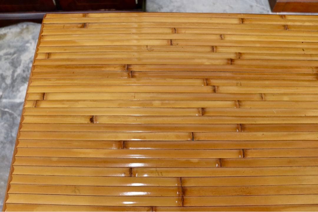 GMIK205○梅里竹芸 Umezato Bamboo Craft 竹家具 机