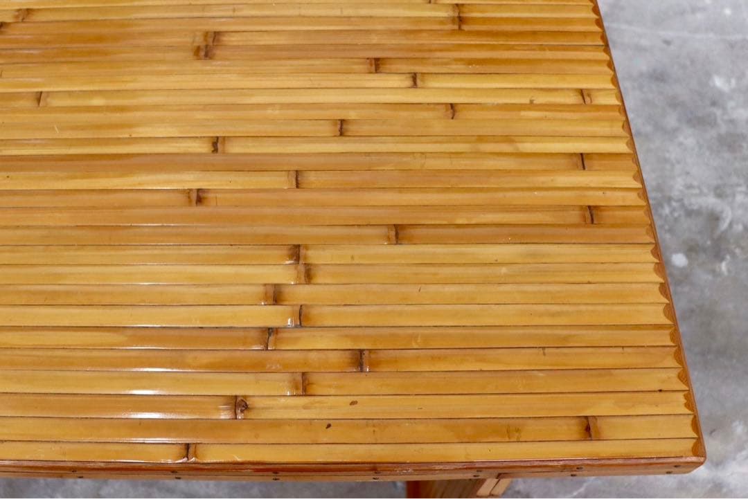 GMIK205○梅里竹芸 Umezato Bamboo Craft 竹家具 机