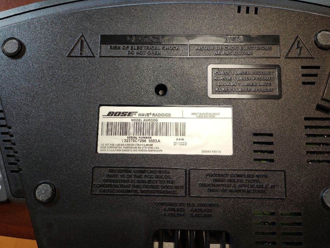 Bose Wave Radio/CD リモコン付き　動作確認済