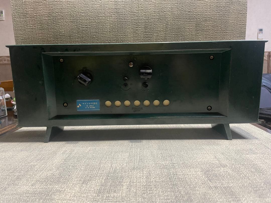 ジャンク品　置き時計オルゴール付き　アンティーク