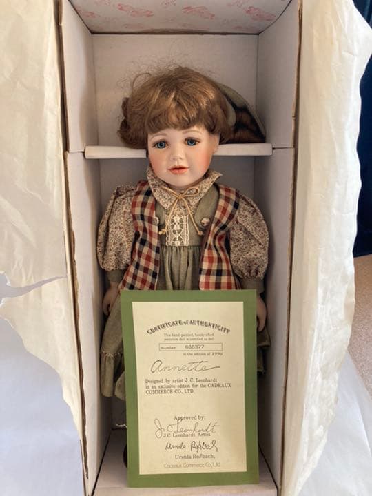 イギリス人形　1996年　限定品　【サイン付】　希少 　ドール