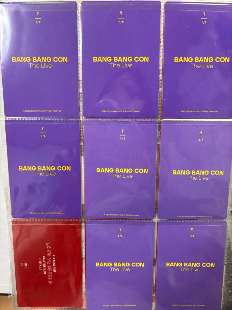 BTS LOVEYOURESELF Final V ミニフォト テテ セット