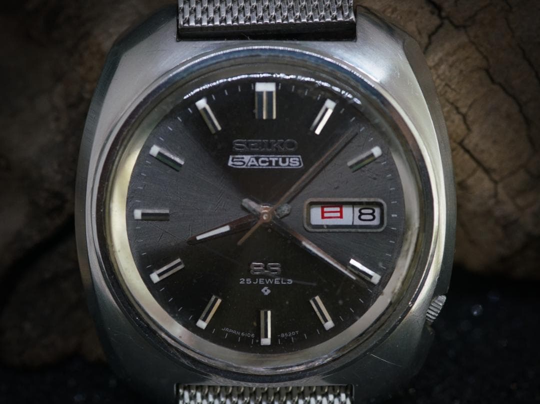SEIKO 5 ACTUS SS / 稼働品 /グレー