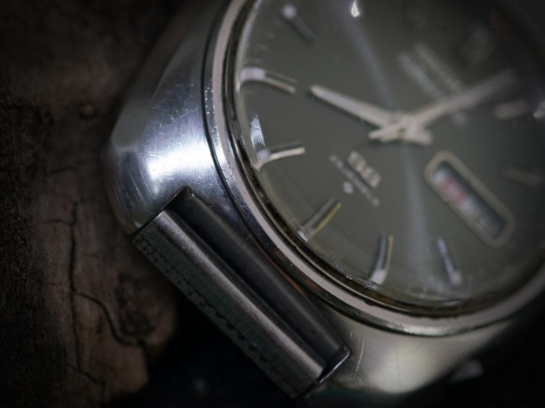 SEIKO 5 ACTUS SS / 稼働品 /グレー