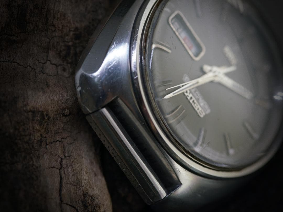 SEIKO 5 ACTUS SS / 稼働品 /グレー