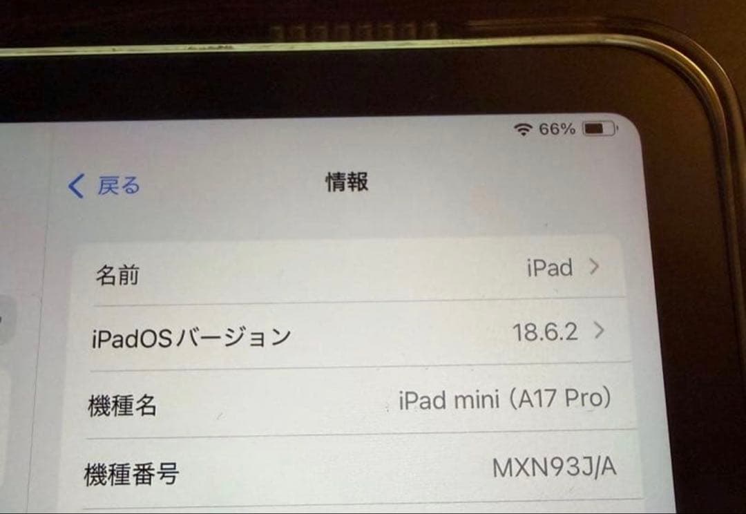 iPad mini（A17 Pro）Wi-Fi 128GB パープル