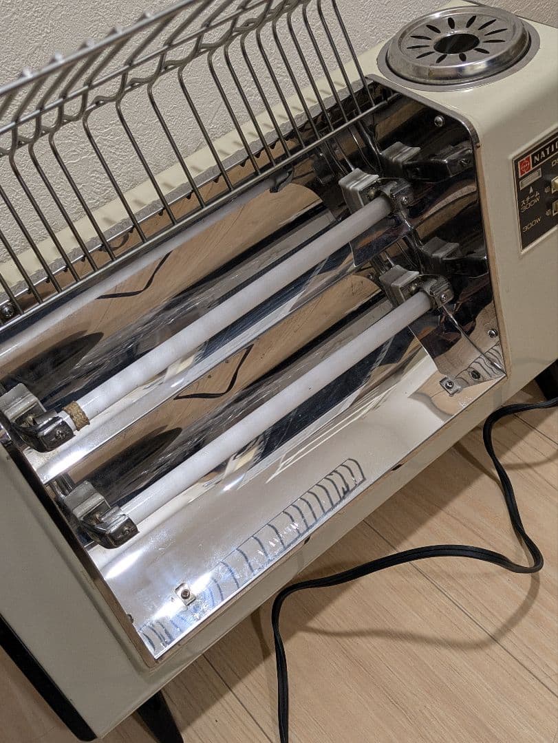 岐阜愛知引取り☑️NATIONALナショナル電気ヒーター スチーム機能付きレトロ