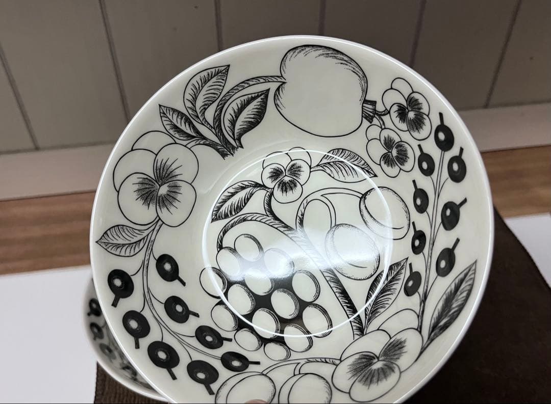 パラティッシ　ブラック　ボウル　13cm　2個