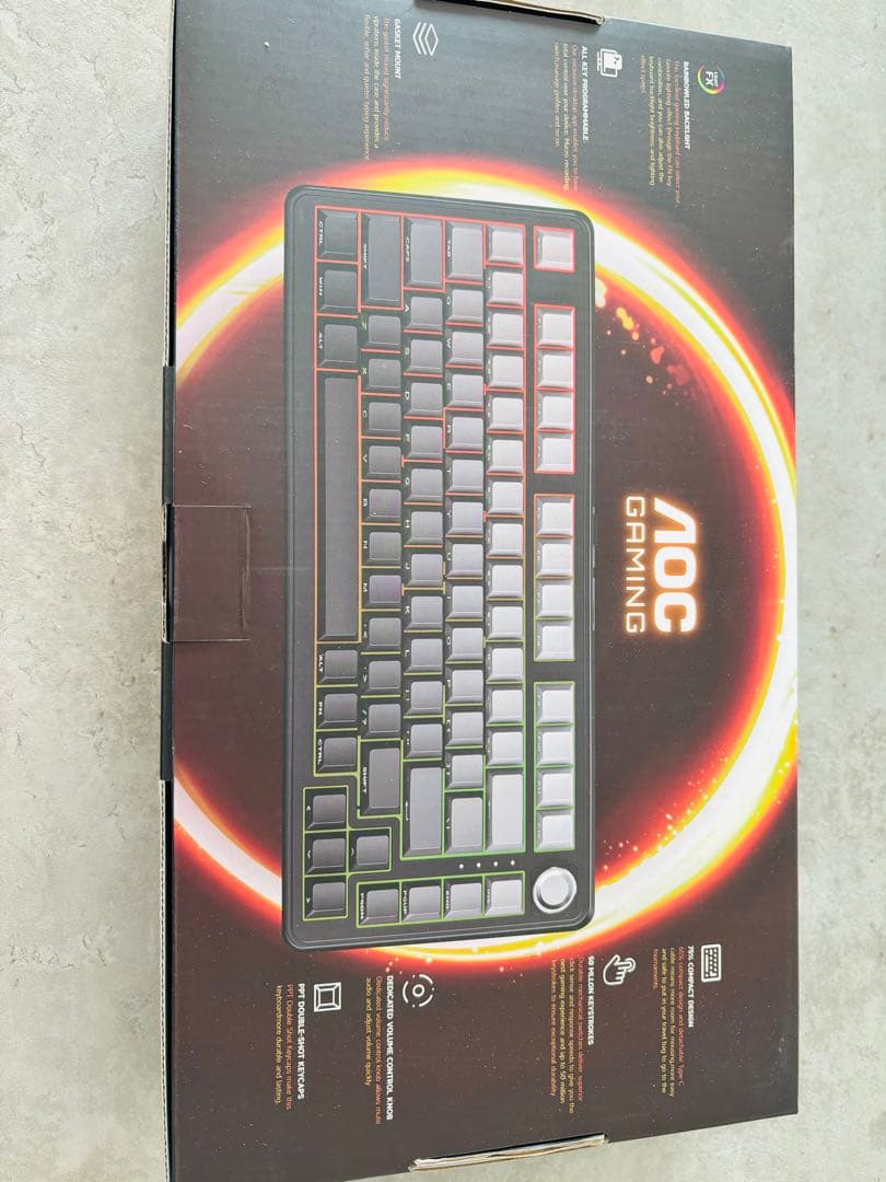 AOC GK330 ゲーミングキーボード ワイヤレス 3WAY接続