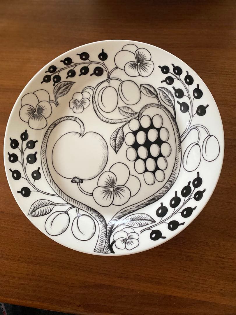 アラビア　ARABIA ブラックパラティッシ　26センチ 2枚セット(旧ロゴ)