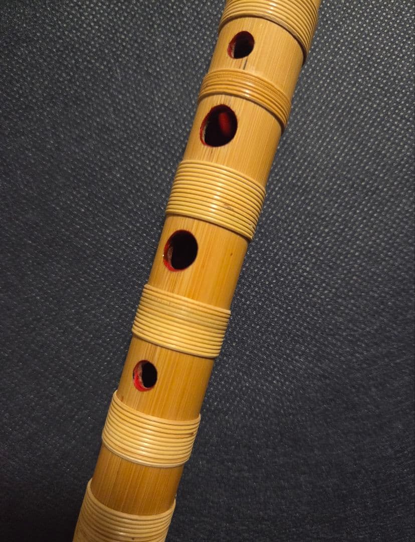 篠笛 蘭照(蘭情) ドレミ 八本調子 総巻 希少品