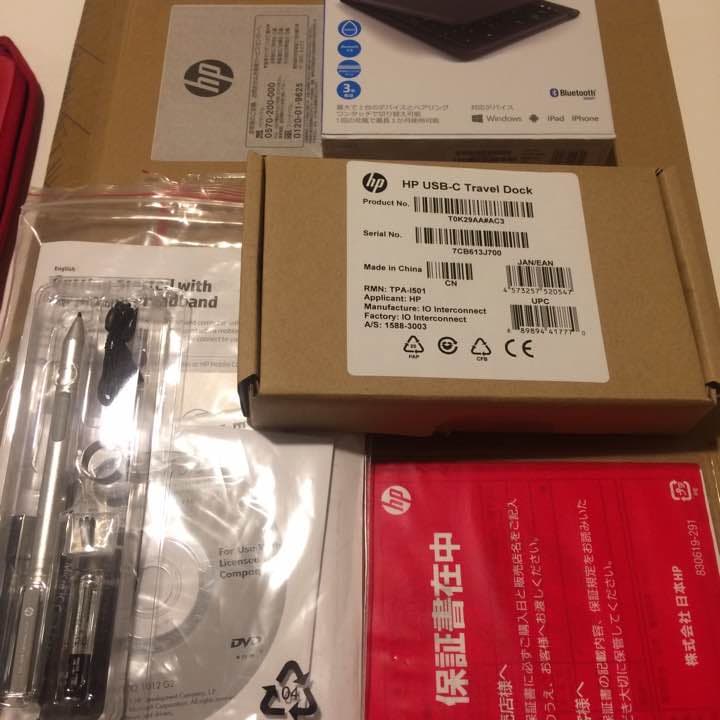 タブレットPC (HP Elete x2 1012 x2 LTE搭載)