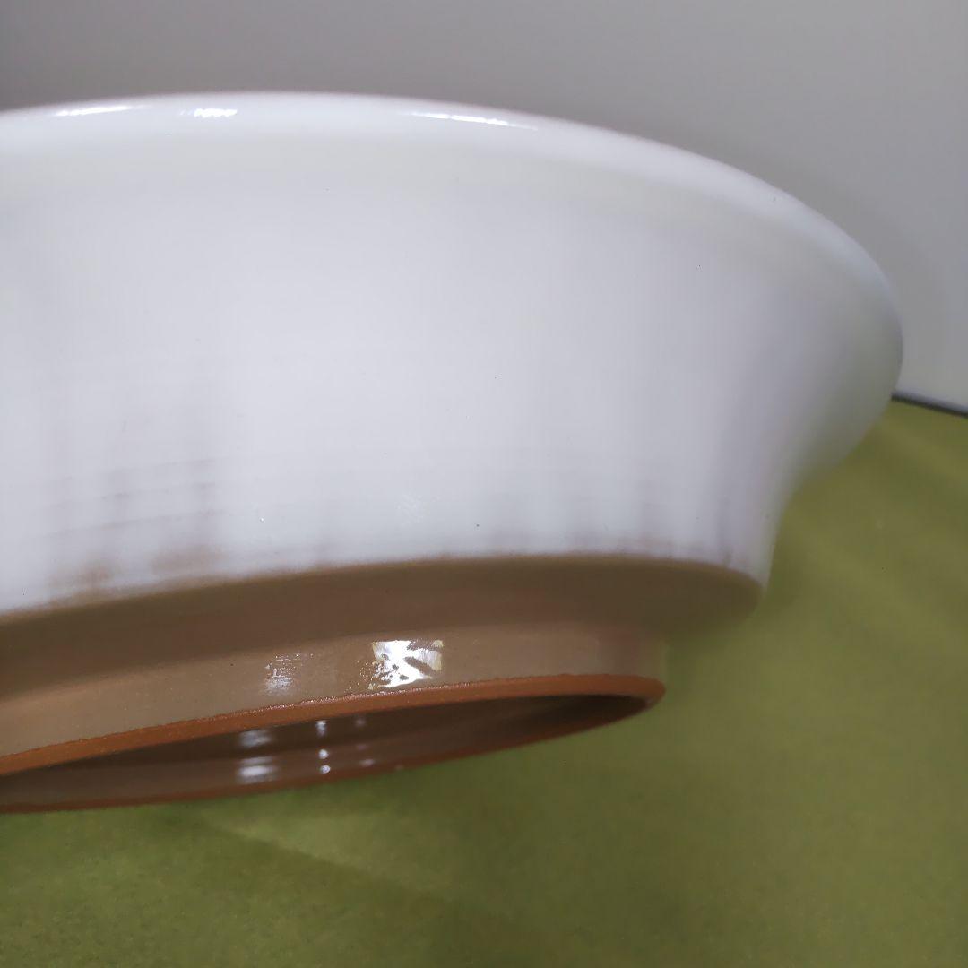 陶あん　清水焼　京焼　花　パープル　紫 皿　一枚　皿　深皿　鉢 大皿