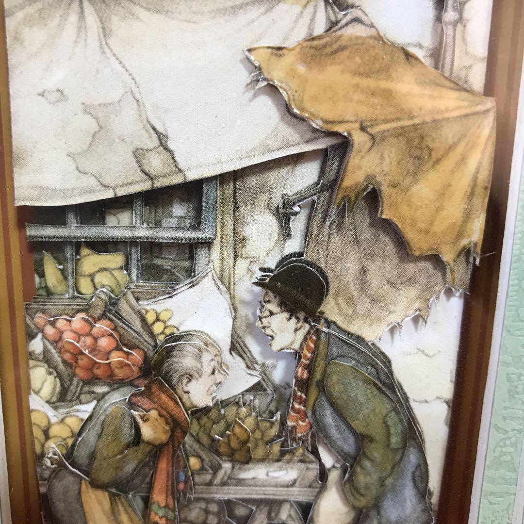 デコパージュ壁絵