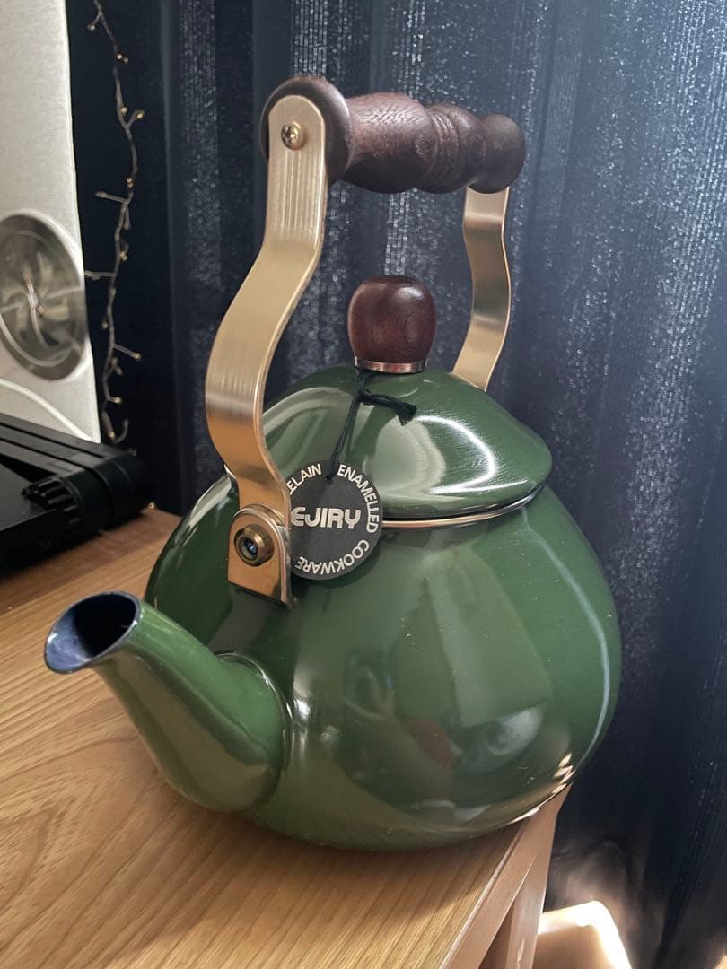 エジリー やかん 緑