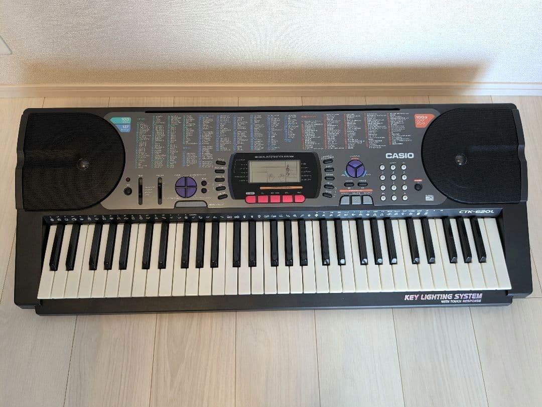 【美品】CASIO 電子キーボード 61鍵 CTK-620L