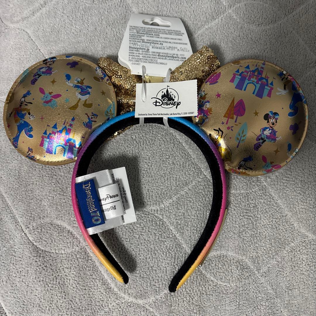 カリフォルニアディズニー　70周年　カチューシャ