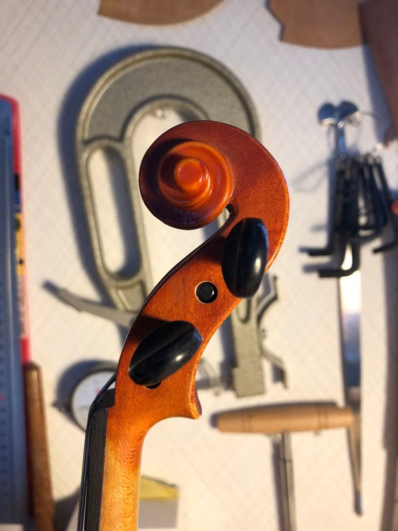 【駒&魂柱調整済】Suzuki分数バイオリンNo220 1/16 1986