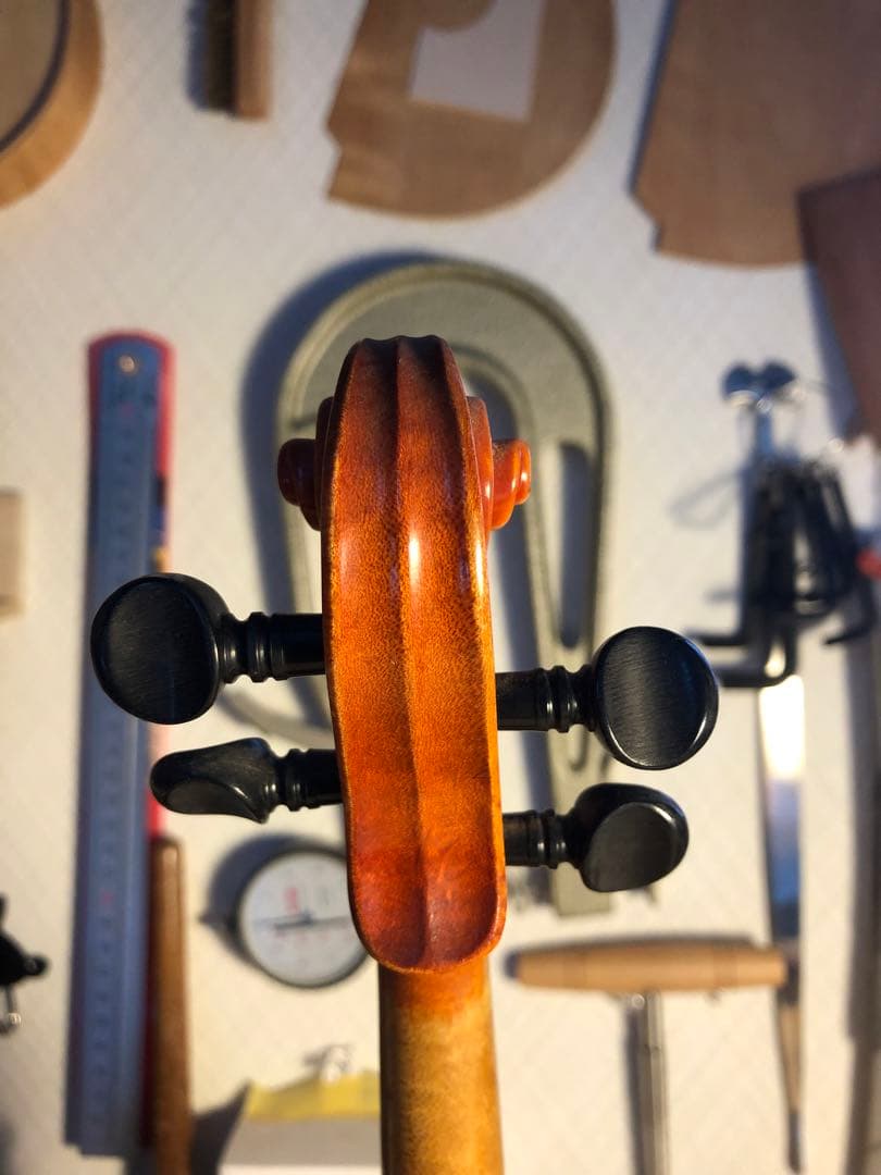 【駒&魂柱調整済】Suzuki分数バイオリンNo220 1/16 1986