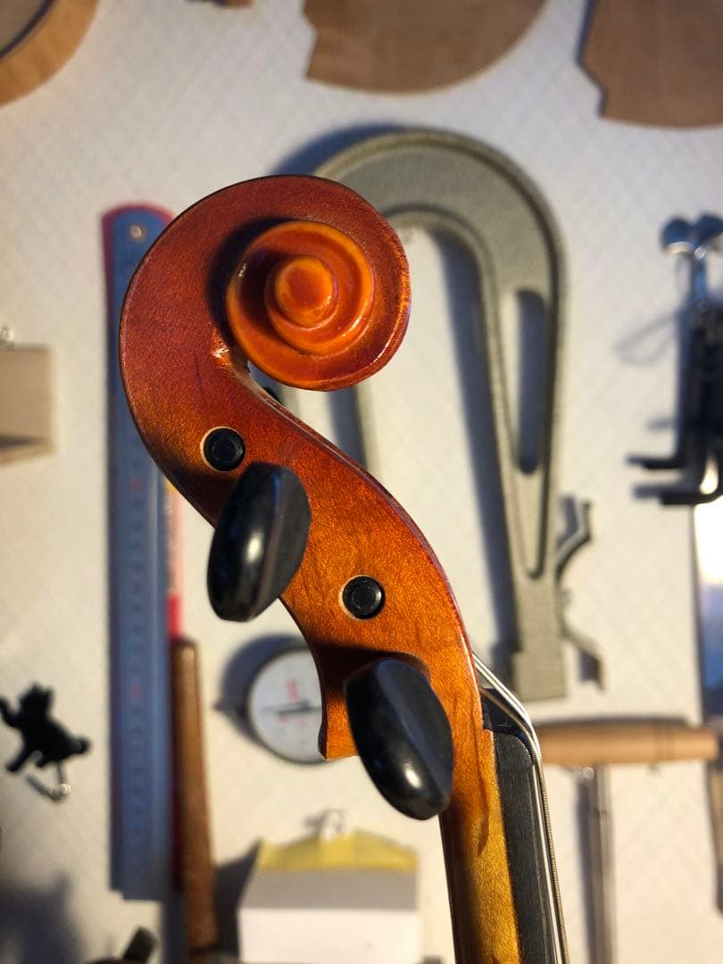 【駒&魂柱調整済】Suzuki分数バイオリンNo220 1/16 1986