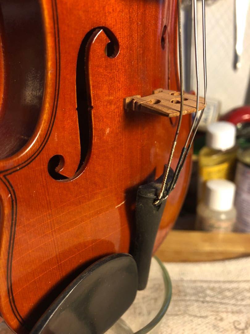 【駒&魂柱調整済】Suzuki分数バイオリンNo220 1/16 1986