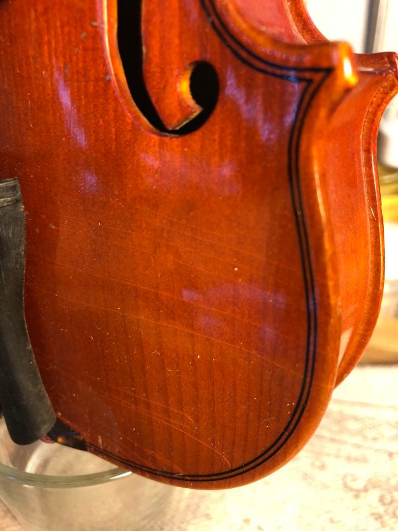 【駒&魂柱調整済】Suzuki分数バイオリンNo220 1/16 1986