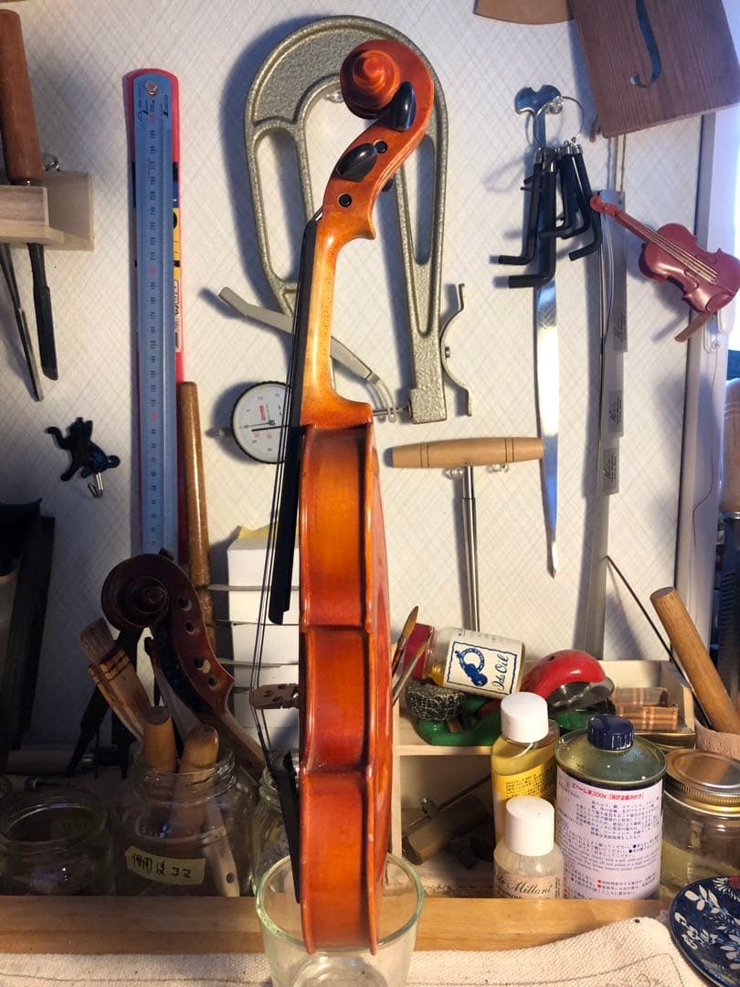 【駒&魂柱調整済】Suzuki分数バイオリンNo220 1/16 1986