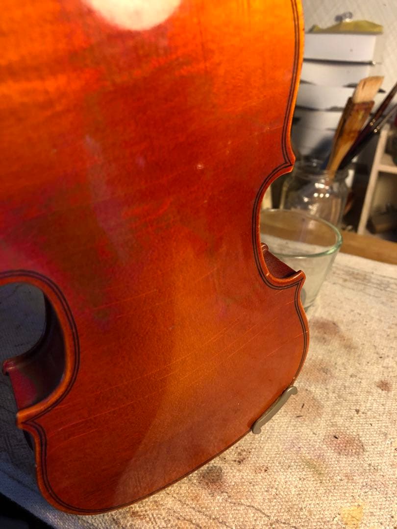 【駒&魂柱調整済】Suzuki分数バイオリンNo220 1/16 1986