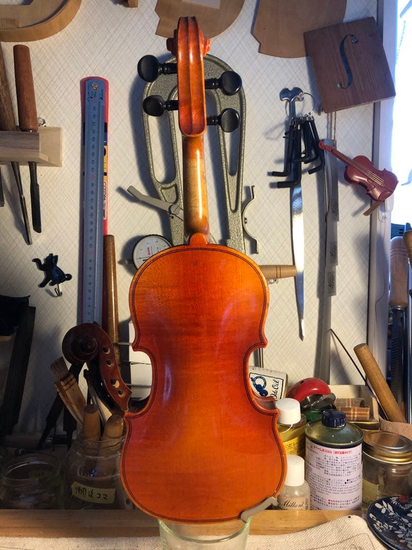 【駒&魂柱調整済】Suzuki分数バイオリンNo220 1/16 1986