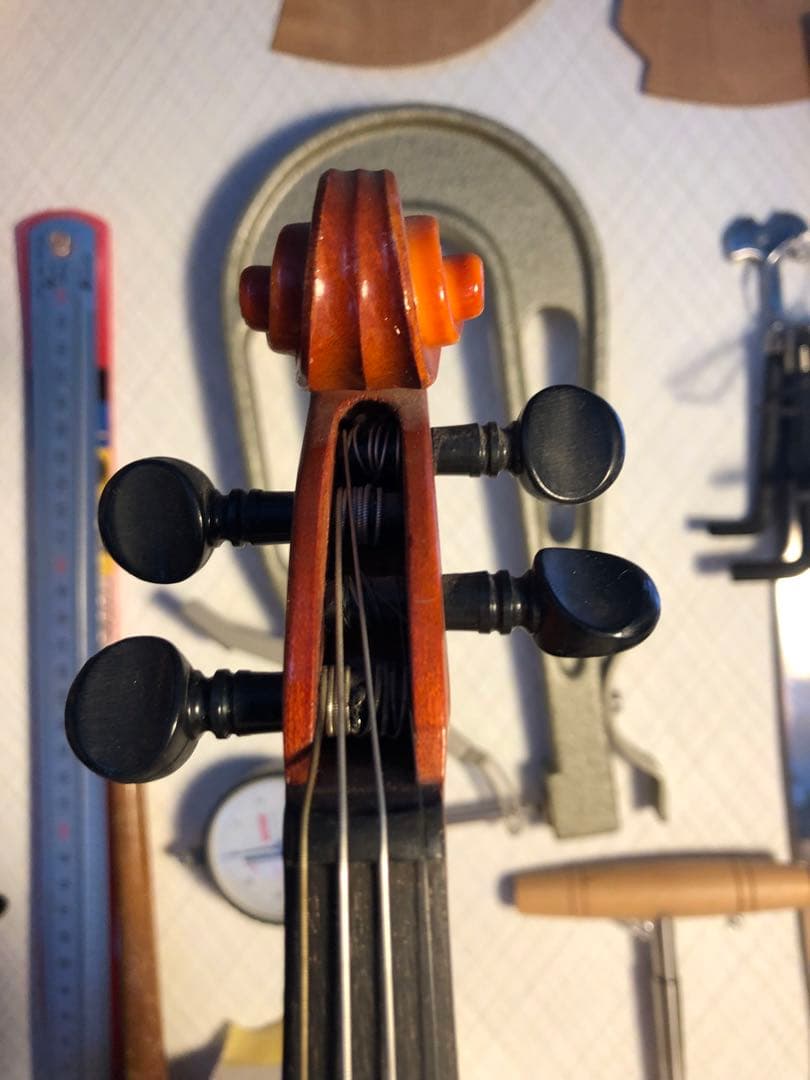 【駒&魂柱調整済】Suzuki分数バイオリンNo220 1/16 1986