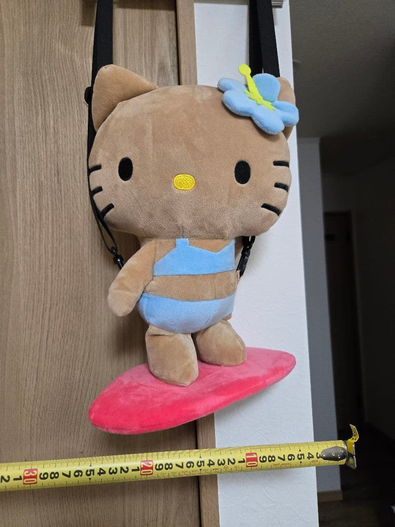ハローキティ 水着 サーフボード日焼けキティー ぬいぐるみリュック