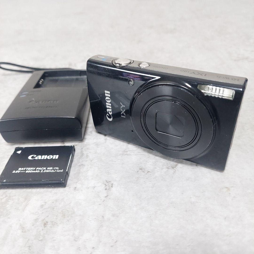 デジタルカメラ IXY 190 ブラック 光学10倍ズーム IXY190BK