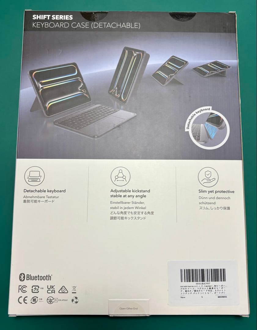 【ひよこまめ】ESR Shift iPad Air 13キーボード付ケース