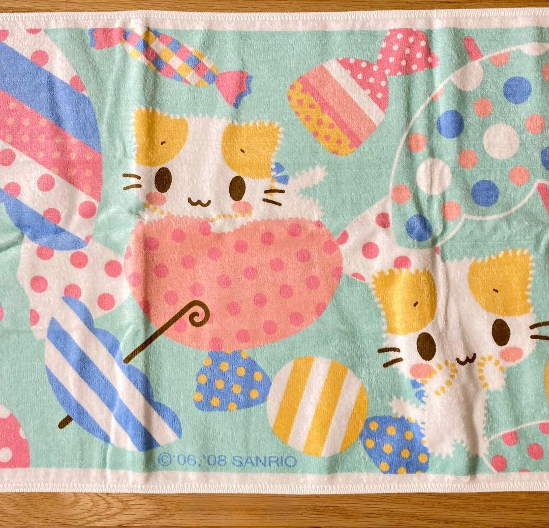 サンリオ マシュマロみたいなふわふわにゃんこ タオル　ランチクロス2枚　激レア