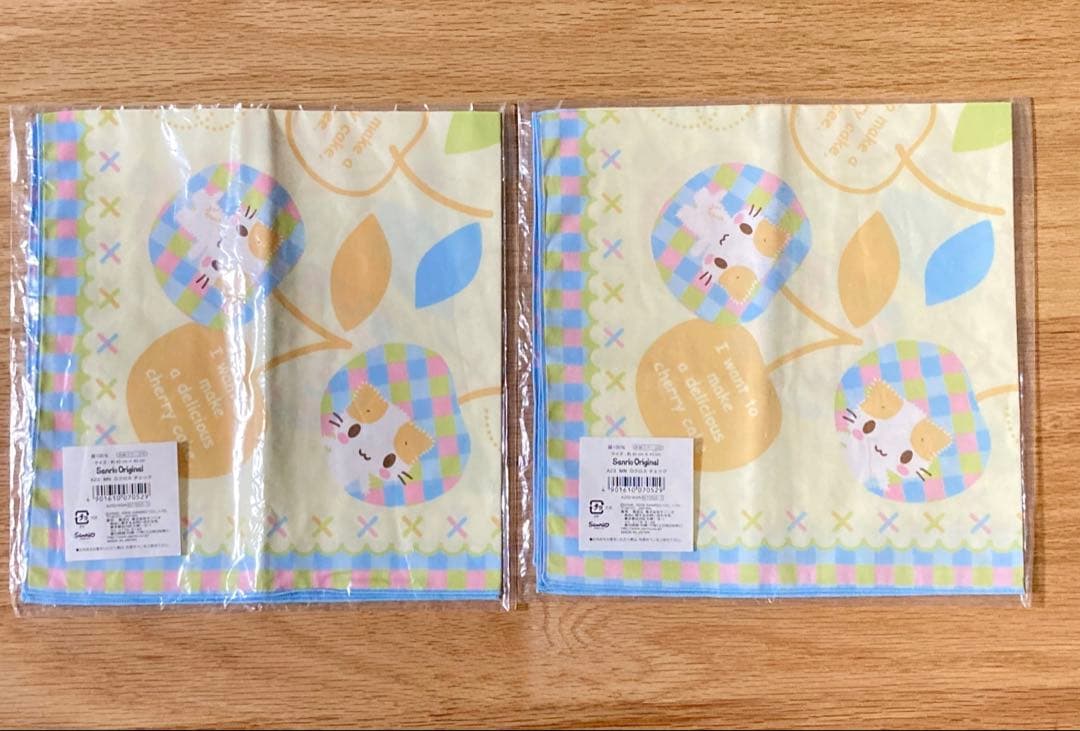 サンリオ マシュマロみたいなふわふわにゃんこ タオル　ランチクロス2枚　激レア