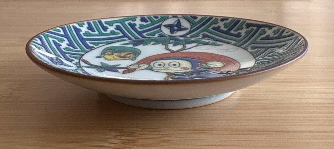 藤子不二雄A展　忍者ハットリくん　九谷焼　豆皿