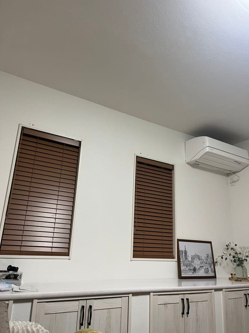 新品！ウッドブラインド　3セット