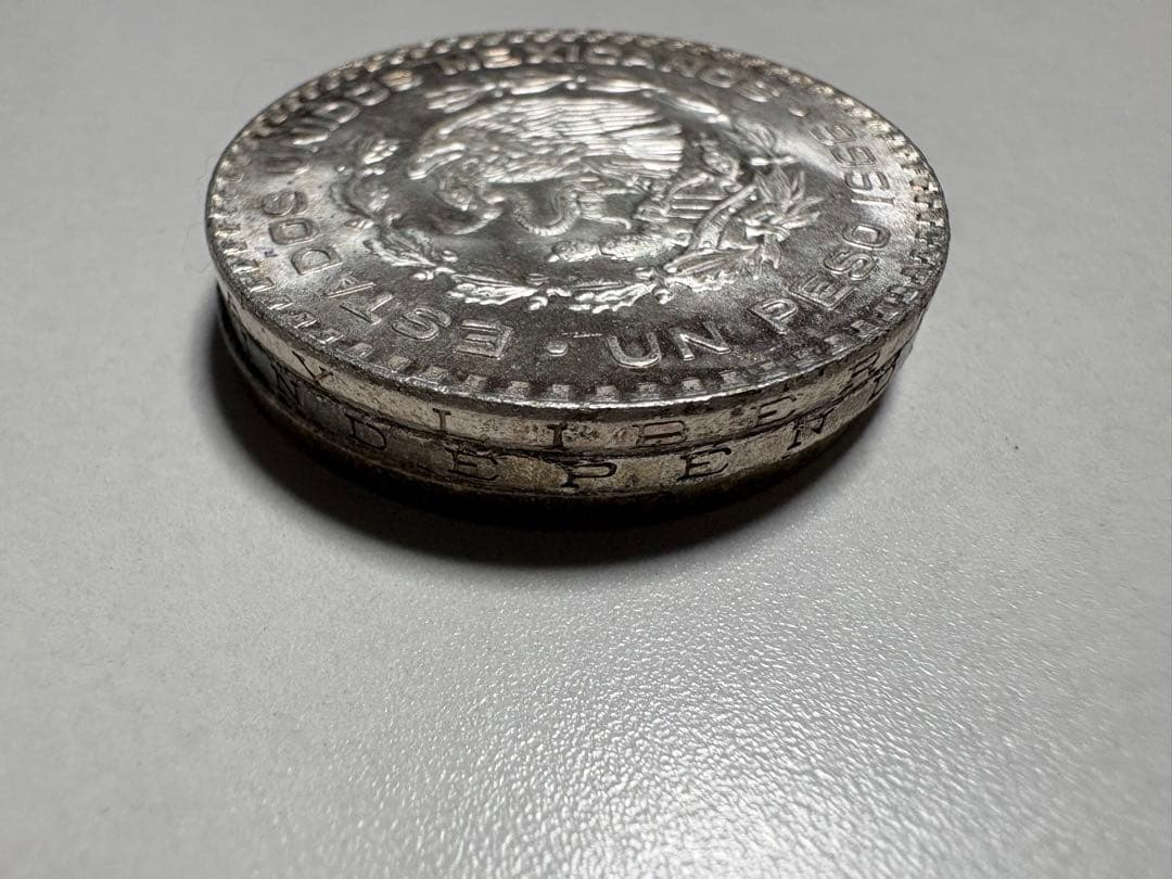 【銀貨保証】メキシコ　1ペソ銀貨　3枚セット　1965年　1966年　1967年