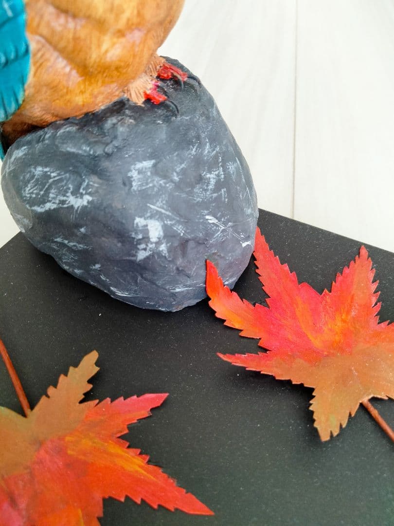 カワセミのバードカービング