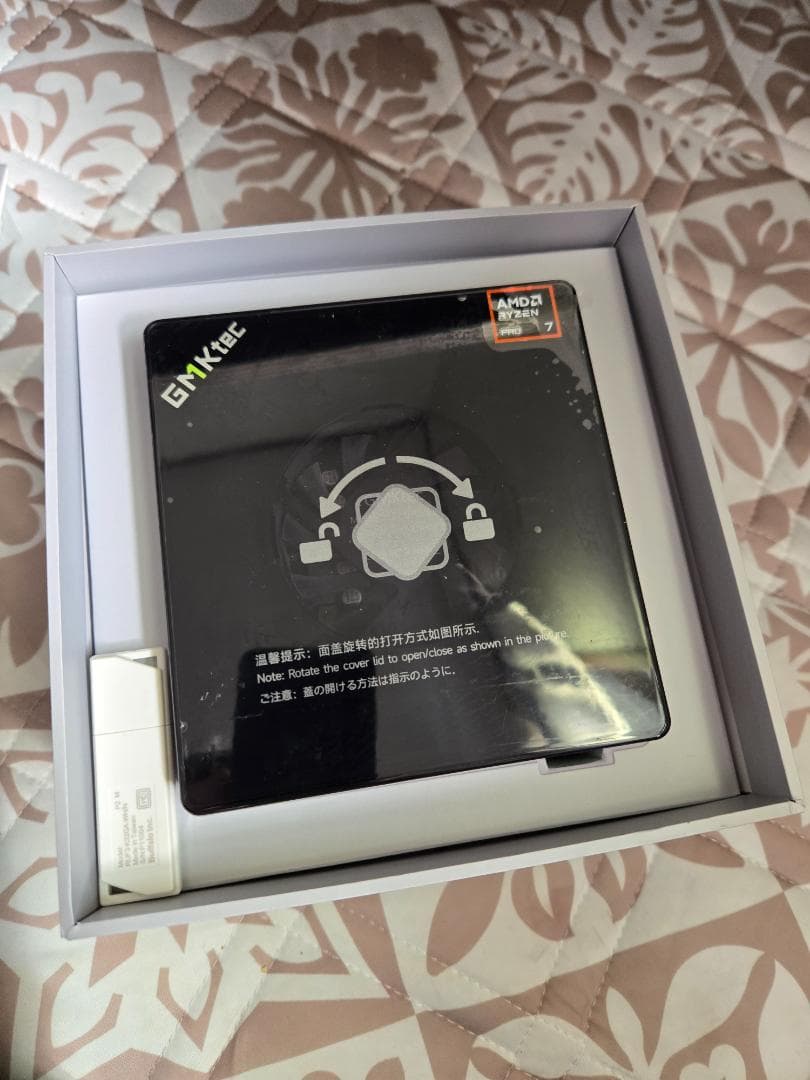 ミニPC GMKtec Ryzen PC M7 16GB SSD 512GB+1TB