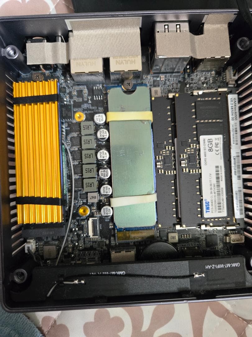 ミニPC GMKtec Ryzen PC M7 16GB SSD 512GB+1TB