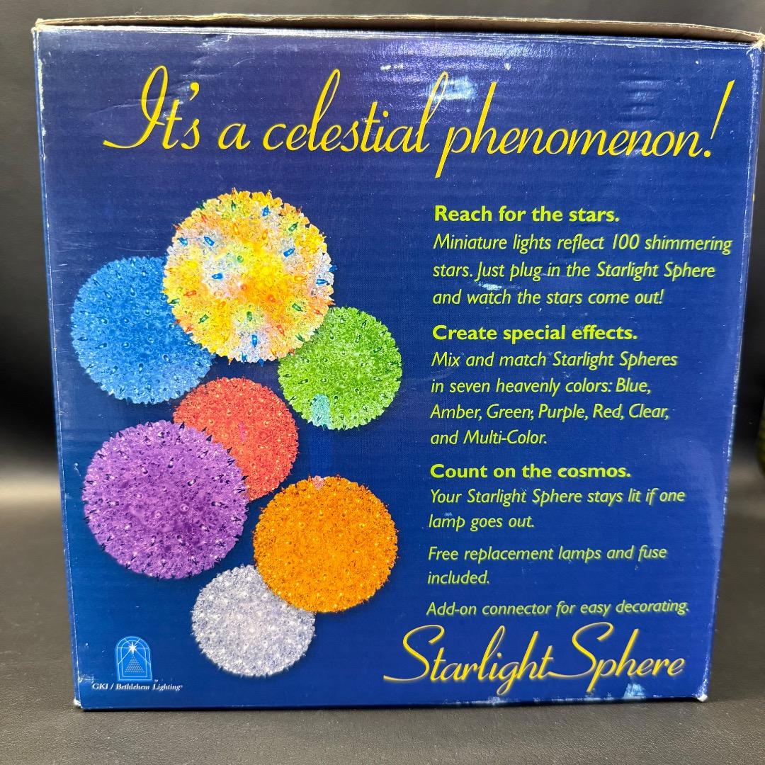 ◉Nb左1001 美品 ビンテージ トゥインクルスター イルミネーションライト