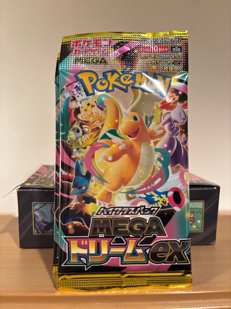 ポケモンカードゲーム MEGAドリームex ペリペリなし　1box