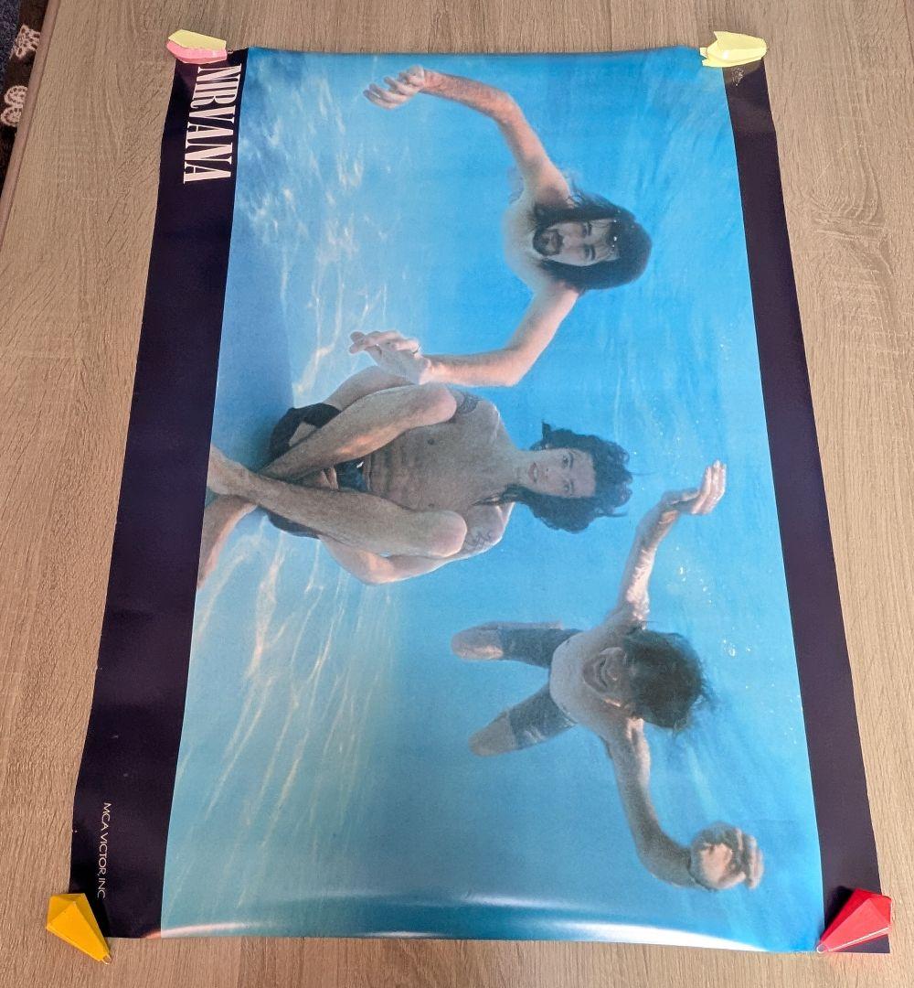 90年代　Nirvana　販促ポスター　２枚