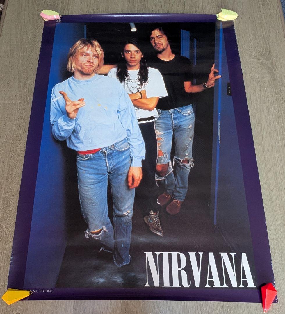 90年代　Nirvana　販促ポスター　２枚