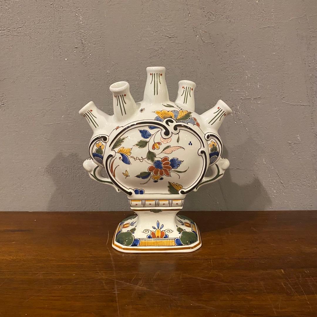 オランダ ロイヤルデルフト コーニンクレッカ チューリップベース 花瓶